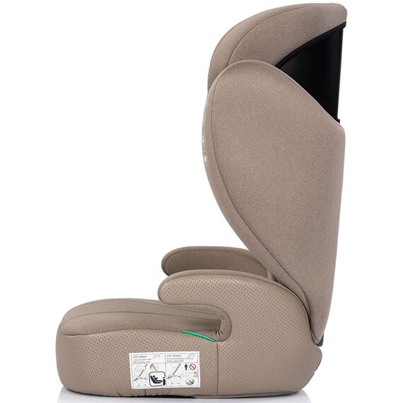 Scaun auto Chipolino Cyber I-Size 100-150 cm latte, Culoare: Crem, Grupa: 15-36kg (4 ani - 12 ani) - poza 4 - ExclusivMAG.ro