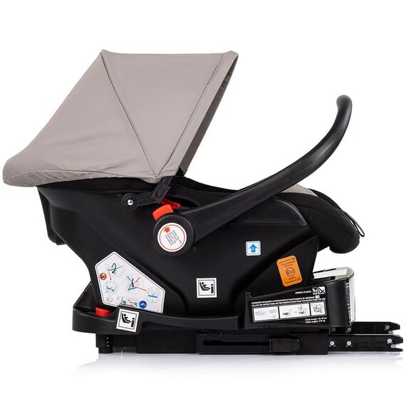 Carucior Chipolino Amore 3 in 1 latte, Culoare: Crem, Model: 3 in 1 - poza 16 - ExclusivMAG.ro