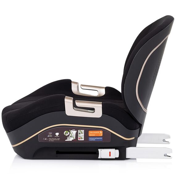 Inaltator auto Chipolino Genesis I-Size 125-150 cm cu sistem Isofix noir, Culoare: Negru, Grupa: 22-36kg (6 ani - 12 ani) - poza 3 - ExclusivMAG.ro