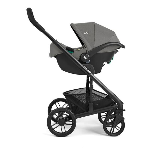 Joie - Scoica auto i-Snug 2 cu tetiera reglabila, 40-75 cm, Quartz, testata ADAC si certificata R129, Culoare: Gri deschis, Grupa: 0-13kg (0 luni - 12 luni) - poza 2 - ExclusivMAG.ro