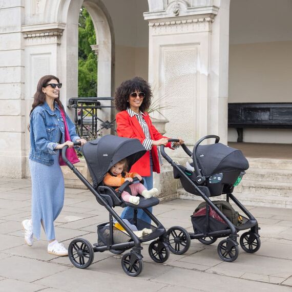 Carucior multifunctional 3 in 1 Joie Chrome 2 Raven, Culoare: Negru, Model: 3 in 1 - poza 10 - ExclusivMAG.ro