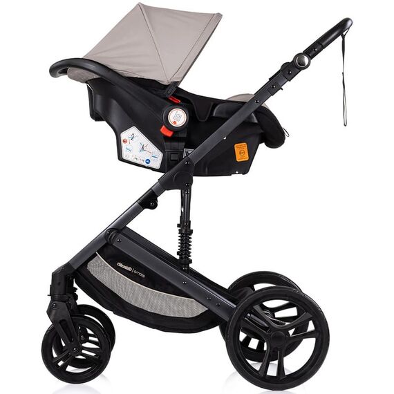 Carucior Chipolino Amore 3 in 1 latte, Culoare: Crem, Model: 3 in 1 - poza 10 - ExclusivMAG.ro