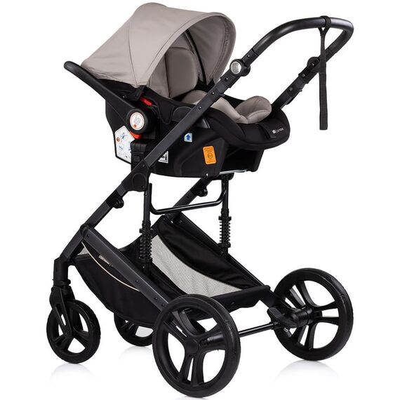 Carucior Chipolino Amore 3 in 1 latte, Culoare: Crem, Model: 3 in 1 - poza 11 - ExclusivMAG.ro