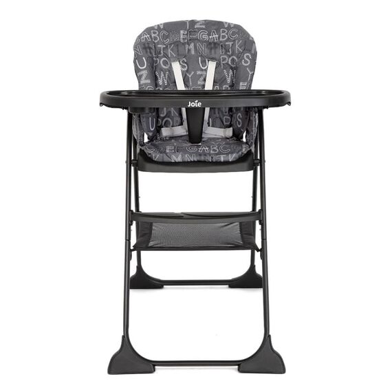 Joie - Scaun de masa Mimzy Snacker ABC Charcoal, Culoare: Negru/Alb - poza 2 - ExclusivMAG.ro