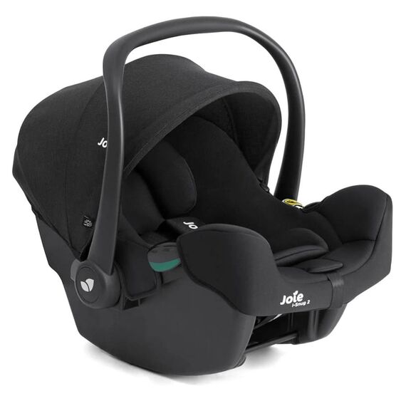 Joie - Scoica auto i-Snug 2 cu tetiera reglabila, 40-75 cm, Raven, testata ADAC si certificata R129, Culoare: Negru, Grupa: 0-13kg (0 luni - 12 luni)  - ExclusivMAG.ro