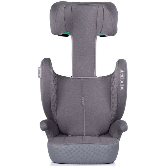 Scaun auto Chipolino Cyber I-Size 100-150 cm platinum, Culoare: Gri, Grupa: 15-36kg (4 ani - 12 ani) - poza 3 - ExclusivMAG.ro