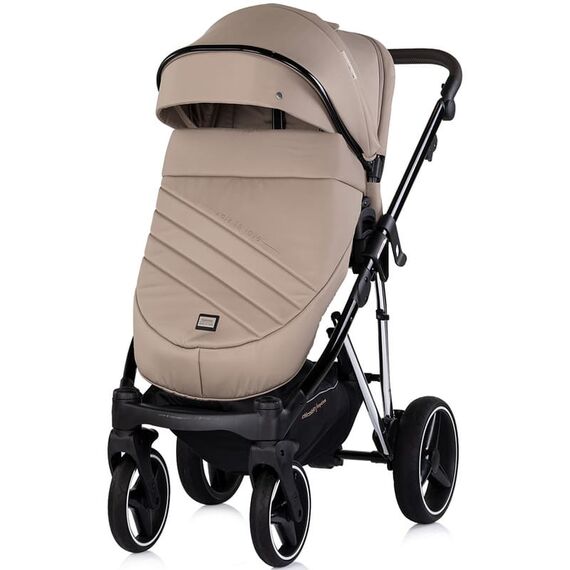 Carucior Chipolino Imperium 3 in 1 latte, Culoare: Crem, Model: 3 in 1 - poza 7 - ExclusivMAG.ro