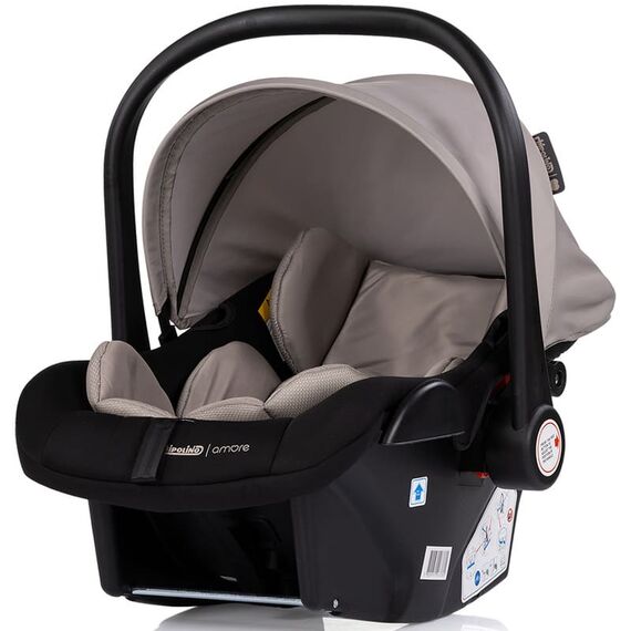 Carucior Chipolino Amore 3 in 1 latte, Culoare: Crem, Model: 3 in 1 - poza 14 - ExclusivMAG.ro