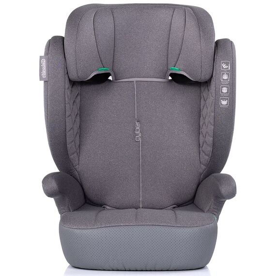 Scaun auto Chipolino Cyber I-Size 100-150 cm platinum, Culoare: Gri, Grupa: 15-36kg (4 ani - 12 ani) - poza 2 - ExclusivMAG.ro