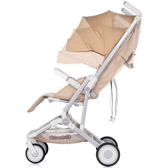 Carucior sport Chipolino Pocket latte, Culoare: Crem, Model: sport - poza 3 - ExclusivMAG.ro