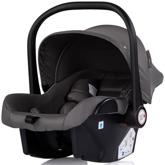 Carucior Chipolino Imperium 3 in 1 charcoal, Culoare: Gri/Negru, Model: 3 in 1 - poza 16 - ExclusivMAG.ro