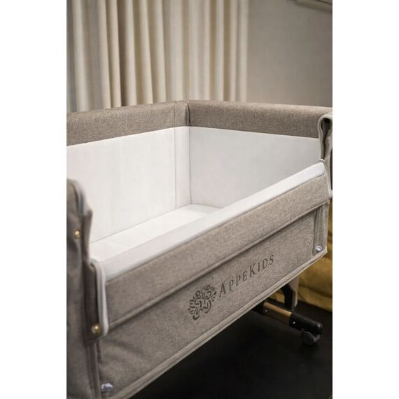Co-Sleeper 4in1 AppeKids - Dreamy - Sand, Culoare: Crem, Dimensiuni: 90x50 - poza 7 - ExclusivMAG.ro