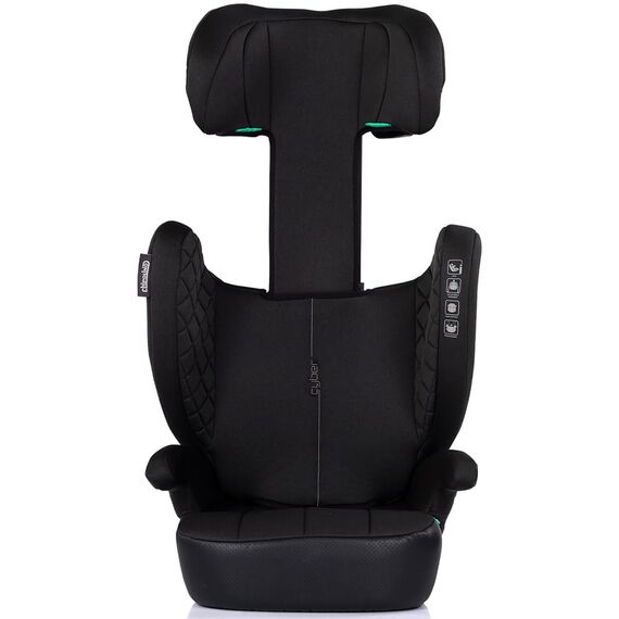 Scaun auto Chipolino Cyber I-Size 100-150 cm noir, Culoare: Negru, Grupa: 15-36kg (4 ani - 12 ani) - poza 3 - ExclusivMAG.ro