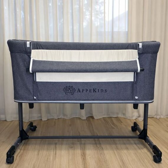 Co-Sleeper 4in1 AppeKids - Dreamy - Grey, Culoare: Albastru, Dimensiuni: 90x50 - poza 3 - ExclusivMAG.ro