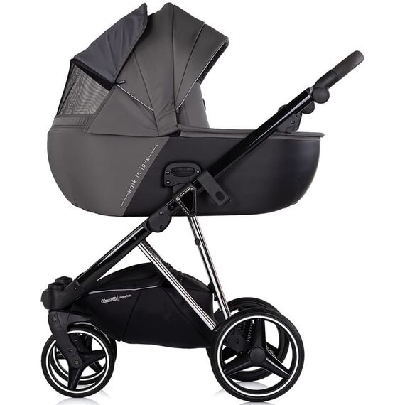Carucior Chipolino Imperium 3 in 1 charcoal, Culoare: Gri/Negru, Model: 3 in 1 - poza 5 - ExclusivMAG.ro