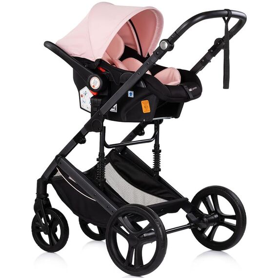 Carucior Chipolino Amore 3 in 1 powder pink, Culoare: Roz, Model: 3 in 1 - poza 9 - ExclusivMAG.ro