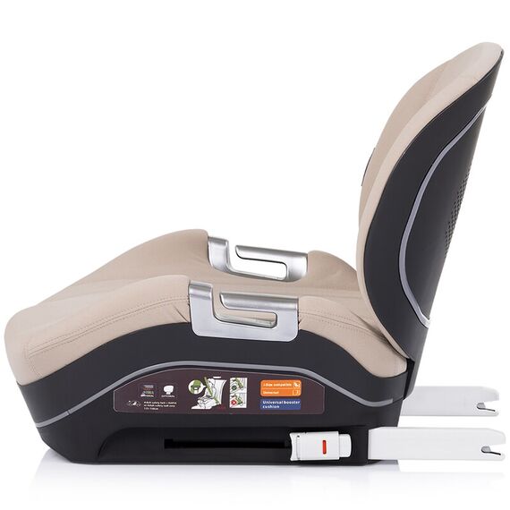 Inaltator auto Chipolino Genesis I-Size 125-150 cm cu sistem Isofix latte, Culoare: Bej, Grupa: 22-36kg (6 ani - 12 ani) - poza 3 - ExclusivMAG.ro