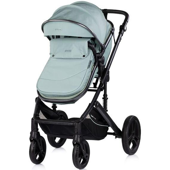 Carucior Chipolino Amore 2 in 1 matcha, Culoare: Turcoaz, Model: 2 in 1 - poza 3 - ExclusivMAG.ro