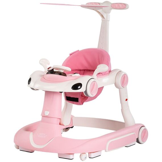 Premergator Chipolino Happy Walker 5 in 1 pink, Culoare: Roz  - ExclusivMAG.ro