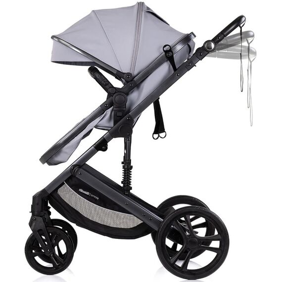 Carucior Chipolino Amore 3 in 1 platinum, Culoare: Gri deschis, Model: 3 in 1 - poza 5 - ExclusivMAG.ro