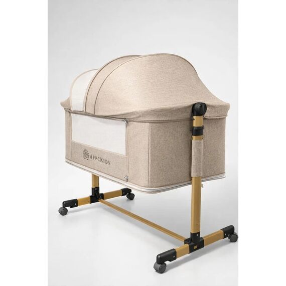 Co-Sleeper 4in1 AppeKids - Dreamy - Sand, Culoare: Crem, Dimensiuni: 90x50 - poza 5 - ExclusivMAG.ro