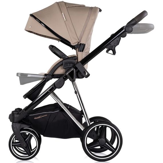 Carucior Chipolino Imperium 3 in 1 latte, Culoare: Crem, Model: 3 in 1 - poza 10 - ExclusivMAG.ro