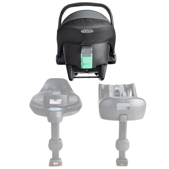 Scoica auto Graco SnugLite Midnight, 40-75 cm, certificata R129 - poza 4 - ExclusivMAG.ro