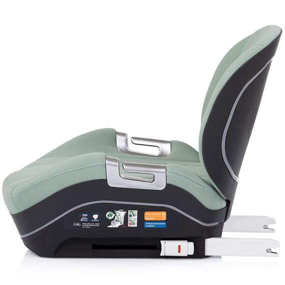 Inaltator auto Chipolino Genesis I-Size 125-150 cm cu sistem Isofix matcha, Culoare: Turcoaz, Grupa: 22-36kg (6 ani - 12 ani) - poza 3 - ExclusivMAG.ro
