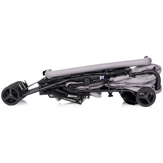 Carucior gemeni Chipolino Double Point cloud, Culoare: Gri deschis, Model: gemeni - poza 5 - ExclusivMAG.ro