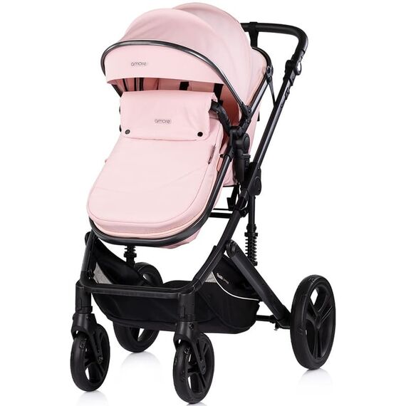 Carucior Chipolino Amore 2 in 1 powder pink, Culoare: Roz, Model: 2 in 1 - poza 3 - ExclusivMAG.ro