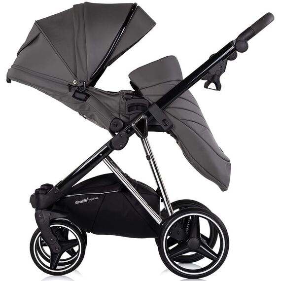 Carucior Chipolino Imperium 3 in 1 charcoal, Culoare: Gri/Negru, Model: 3 in 1 - poza 12 - ExclusivMAG.ro