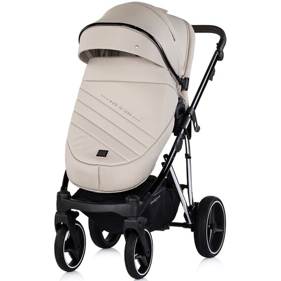 Carucior Chipolino Imperium 3 in 1 cashmere, Culoare: Bej, Model: 3 in 1 - poza 7 - ExclusivMAG.ro