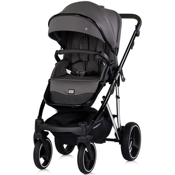 Carucior Chipolino Imperium 3 in 1 charcoal, Culoare: Gri/Negru, Model: 3 in 1 - poza 6 - ExclusivMAG.ro