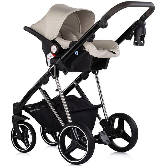 Carucior Chipolino Imperium 3 in 1 cashmere, Culoare: Bej, Model: 3 in 1 - poza 14 - ExclusivMAG.ro