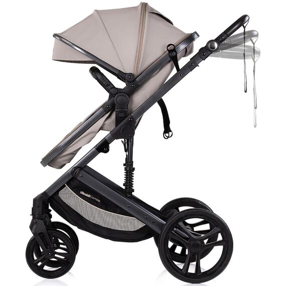 Carucior Chipolino Amore 2 in 1 latte, Culoare: Crem, Model: 2 in 1 - poza 5 - ExclusivMAG.ro