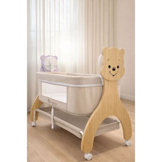 Patut Multifunctional cu leganare electrica, sunete si Bluetooth, AppeKids - Buggy - poza 6 - ExclusivMAG.ro