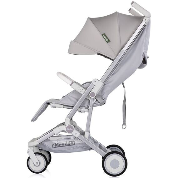 Carucior sport Chipolino Pocket platinum, Culoare: Gri deschis, Model: sport - poza 2 - ExclusivMAG.ro