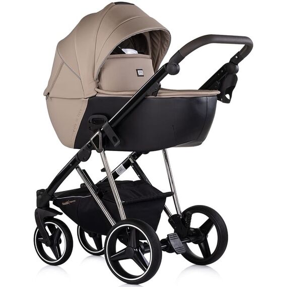 Carucior Chipolino Imperium 3 in 1 latte, Culoare: Crem, Model: 3 in 1 - poza 2 - ExclusivMAG.ro