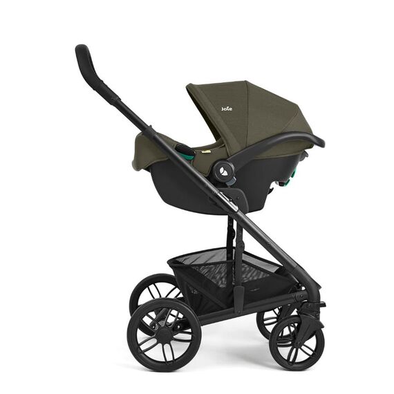 Joie - Scoica auto i-Snug 2 cu tetiera reglabila, 40-75 cm, Fern, testata ADAC si certificata R129, Culoare: Verde inchis, Grupa: 0-13kg (0 luni - 12 luni) - poza 2 - ExclusivMAG.ro