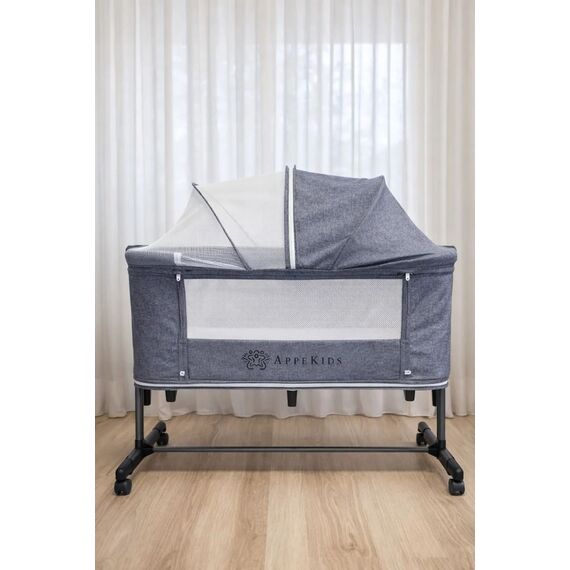 Co-Sleeper 4in1 AppeKids - Dreamy - Grey, Culoare: Albastru, Dimensiuni: 90x50 - poza 4 - ExclusivMAG.ro