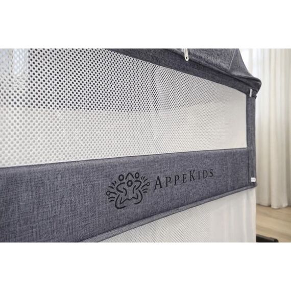 Co-Sleeper 4in1 AppeKids - Dreamy - Grey, Culoare: Albastru, Dimensiuni: 90x50 - poza 7 - ExclusivMAG.ro