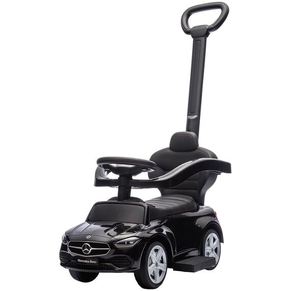Masinuta de impins Chipolino Mercedes Benz C-Class cu maner black, Culoare: Negru  - ExclusivMAG.ro
