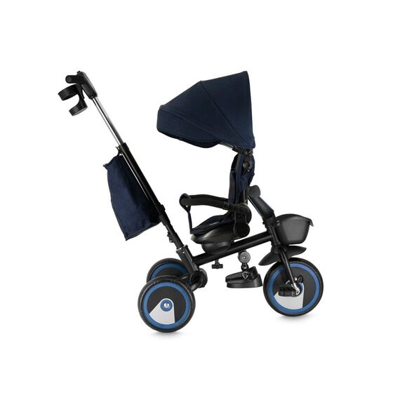 Tricicleta Multifunctionala 3 in 1 cu scaun reversibil, Momi ivi - Navy Blue, Culoare: Albastru - poza 3 - ExclusivMAG.ro