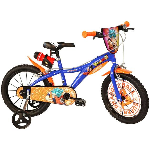 Bicicleta copii Dino Bikes 16" Dragon Ball, Culoare: Albastru inchis, Dimensiuni: 16 inch  - ExclusivMAG.ro