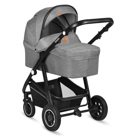 Carucior 3 in 1 Lionelo Bianka - Gri, Culoare: Gri, Model: 3 in 1 - poza 9 - ExclusivMAG.ro