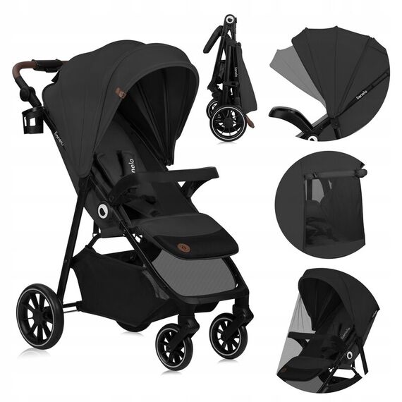 Carucior sport Lionelo Emma One, Pana la 22 kg - Gri, Culoare: Gri, Model: sport - poza 2 - ExclusivMAG.ro