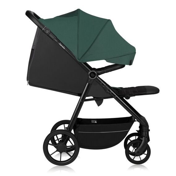Carucior sport, Lionelo, Mira, Pana la 22 kg, 6 luni+, Verde, Culoare: Verde inchis, Model: sport - poza 4 - ExclusivMAG.ro