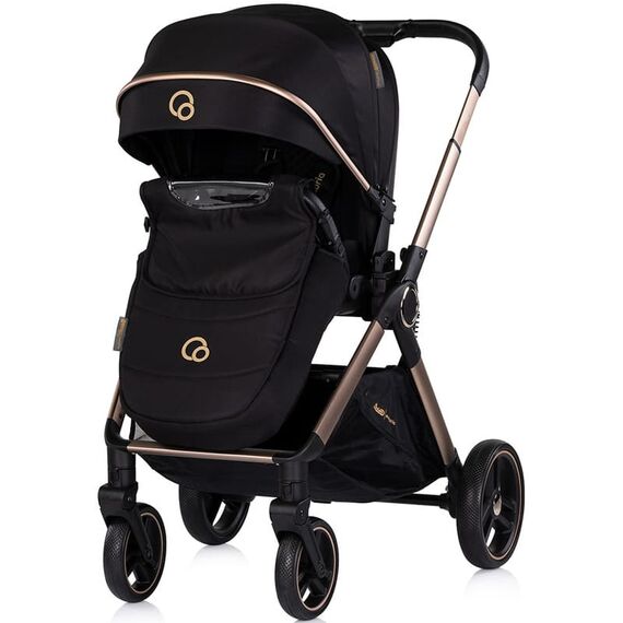 Carucior Chipolino Euphoria 3 in 1 noir, Culoare: Negru, Model: 3 in 1 - poza 5 - ExclusivMAG.ro