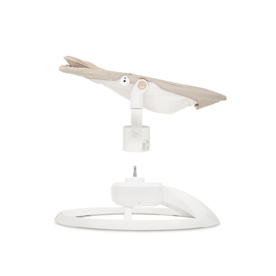 Balansoar electric pentru bebelusi cu sezut rotativ 360 grade , Momi Pearl - Beige, Culoare: Bej - poza 5 - ExclusivMAG.ro