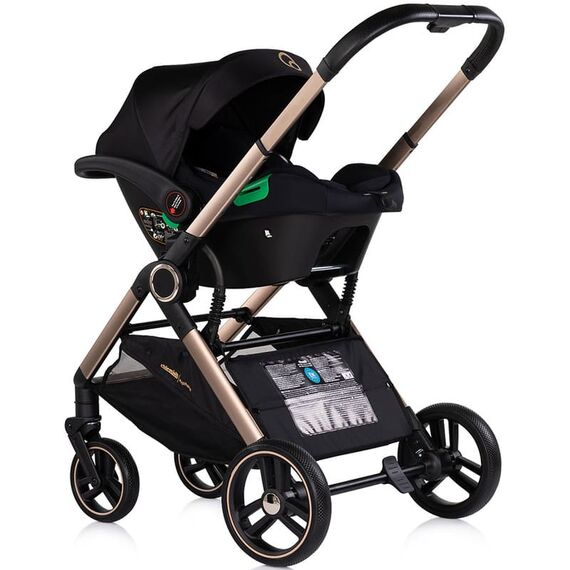 Carucior Chipolino Euphoria 3 in 1 noir, Culoare: Negru, Model: 3 in 1 - poza 8 - ExclusivMAG.ro